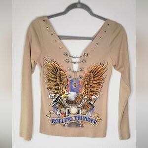 2011 Sturgis Rally - Vance Biker Wear Women's Bike Shirt - Preowned - Size SMALL